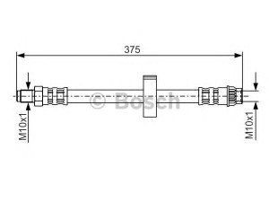 BOSCH 1 987 476 518 stabdžių žarnelė 
 Stabdžių sistema -> Stabdžių žarnelės
77 01 349 304, 77 04 001 954