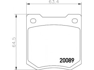 MINTEX MGB535 stabdžių trinkelių rinkinys, diskinis stabdys 
 Techninės priežiūros dalys -> Papildomas remontas
GBP109, GBP127, GBP201, GBP211