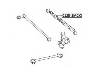ASVA 0125-3MCX vikšro valdymo svirtis 
 Ašies montavimas/vairavimo mechanizmas/ratai -> Valdymo svirtis/pasukamosios svirties sujungimas -> Vairo trauklės (valdymo svirtis, išilginis balansyras, diago
48730-AA020, 48740-AA020