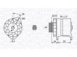 MAGNETI MARELLI 063532609010 kintamosios srovės generatorius 
 Elektros įranga -> Kint. sr. generatorius/dalys -> Kintamosios srovės generatorius
37300-42452, 37300-42453, 37300-42454