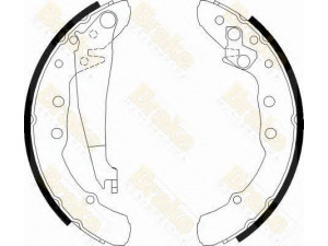 Brake ENGINEERING SH2426 stabdžių trinkelių komplektas 
 Techninės priežiūros dalys -> Papildomas remontas
357609525C, 357609526C, 357609527E