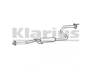 KLARIUS 260211 vidurinis duslintuvas 
 Išmetimo sistema -> Duslintuvas
18220SR4306, 18220SR4A22, 18220SR4A23