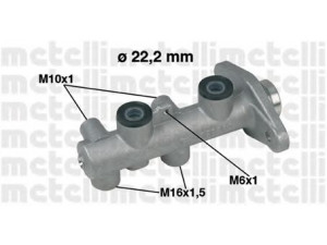 METELLI 05-0345 pagrindinis cilindras, stabdžiai 
 Stabdžių sistema -> Pagrindinis stabdžių cilindras
58510-1C000