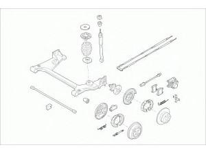 SACHS OPEL-ASTRA-RS013 vairavimo mechanizmas; rato pakaba 
 Ašies montavimas/vairavimo mechanizmas/ratai -> Prekių paieška pagal schemą