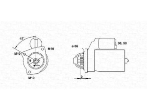 MAGNETI MARELLI 943251107010 starteris 
 Elektros įranga -> Starterio sistema -> Starteris
M003T32985, M003T32991, M003T42581