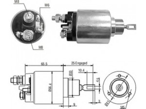 MAGNETI MARELLI 940113050052 solenoidinis jungiklis, starteris
46437520