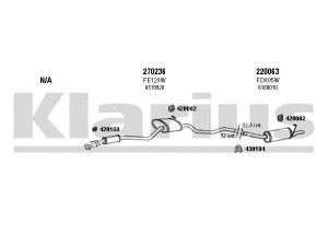 KLARIUS 360900E išmetimo sistema
