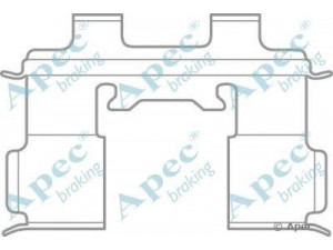 APEC braking KIT1047 priedų komplektas, stabdžių trinkelė 
 Stabdžių sistema -> Būgninis stabdys -> Dalys/priedai