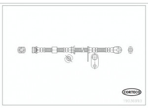 CORTECO 19036993 stabdžių žarnelė
MN102534