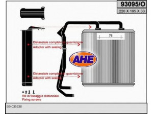 AHE 93095/O šilumokaitis, salono šildymas 
 Šildymas / vėdinimas -> Šilumokaitis
504035336