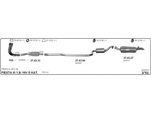 IMASAF 525000131 išmetimo sistema 
 Išmetimo sistema -> Išmetimo sistema, visa