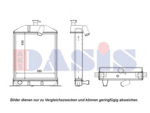 AKS DASIS 440544N radiatorius, variklio aušinimas