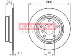 KAMOKA 103442 stabdžių diskas 
 Dviratė transporto priemonės -> Stabdžių sistema -> Stabdžių diskai / priedai
34 21 1 156 668, 34 21 1 162 305