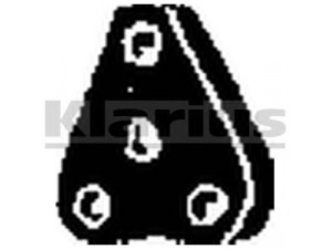 KLARIUS 420433 laikantysis rėmas, duslintuvas
18215S5AA11