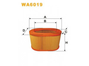 WIX FILTERS WA6019 oro filtras 
 Filtrai -> Oro filtras
MD603384, MZ311785, XD603384, PC825