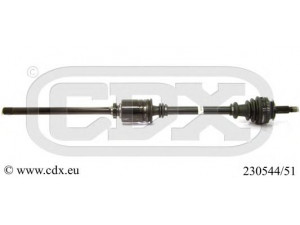CDX 230544/51 kardaninis velenas 
 Ratų pavara -> Kardaninis velenas
7711135279