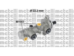 METELLI 05-0823 pagrindinis cilindras, stabdžiai 
 Stabdžių sistema -> Pagrindinis stabdžių cilindras
58510-FD100