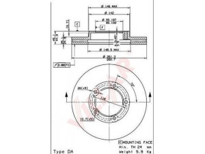 VILLAR 628.1954 stabdžių diskas 
 Dviratė transporto priemonės -> Stabdžių sistema -> Stabdžių diskai / priedai
4351228040