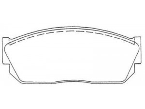 AISIN ASN-222 stabdžių trinkelių rinkinys, diskinis stabdys
45022SA0680, 45022SA6N50