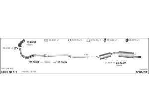IMASAF 524000329 išmetimo sistema 
 Išmetimo sistema -> Išmetimo sistema, visa