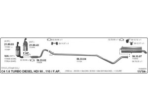 IMASAF 514000079 išmetimo sistema 
 Išmetimo sistema -> Išmetimo sistema, visa