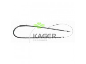 KAGER 19-1390 trosas, stovėjimo stabdys 
 Stabdžių sistema -> Valdymo svirtys/trosai
34411165020