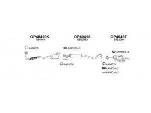 VENEPORTE 770014 išmetimo sistema 
 Išmetimo sistema -> Išmetimo sistema, visa