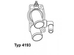 WAHLER 4193.92D termostatas, aušinimo skystis 
 Aušinimo sistema -> Termostatas/tarpiklis -> Thermostat
47 72 190, 9 543 786