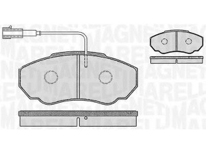 MAGNETI MARELLI 363916060186 stabdžių trinkelių rinkinys, diskinis stabdys 
 Techninės priežiūros dalys -> Papildomas remontas
425243, 425458, 71752979, 71770074