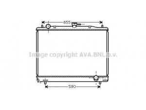 AVA QUALITY COOLING MT2193 radiatorius, variklio aušinimas 
 Aušinimo sistema -> Radiatorius/alyvos aušintuvas -> Radiatorius/dalys
MB890950, MN135948, MN135950, MR404863