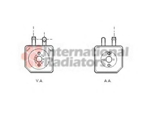 VAN WEZEL 58003082 alyvos aušintuvas, variklio alyva 
 Aušinimo sistema -> Radiatorius/alyvos aušintuvas -> Alyvos aušintuvas
059117021B