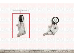 FAI AutoParts T1013 įtempiklio svirtis, V formos diržas 
 Diržinė pavara -> V formos diržas/komplektas -> Įtempiklis
038903315A, 038903315E, 038903315K