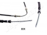 JAPANPARTS BC-831 trosas, stovėjimo stabdys 
 Stabdžių sistema -> Valdymo svirtys/trosai
5440075F00