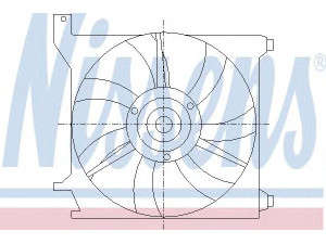 NISSENS 85588 ventiliatorius, radiatoriaus 
 Aušinimo sistema -> Oro aušinimas
25380-2f100