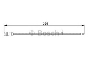 BOSCH 1 987 473 034 įspėjimo kontaktas, stabdžių trinkelių susidėvėjimas 
 Stabdžių sistema -> Susidėvėjimo indikatorius, stabdžių trinkelės
997 612 755 00