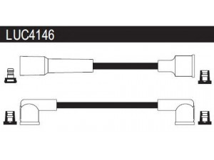 LUCAS ELECTRICAL LUC4146 uždegimo laido komplektas