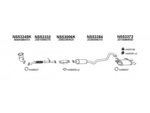 VENEPORTE 530099 išmetimo sistema 
 Išmetimo sistema -> Išmetimo sistema, visa