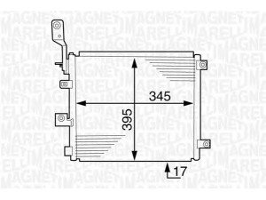 MAGNETI MARELLI 350203614000 kondensatorius, oro kondicionierius 
 Oro kondicionavimas -> Kondensatorius
9760605500