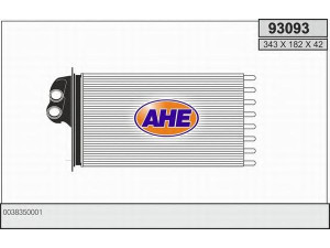 AHE 93093 šilumokaitis, salono šildymas 
 Šildymas / vėdinimas -> Šilumokaitis
38350001