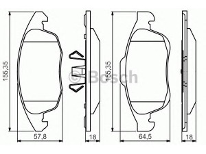 BOSCH 0 986 495 258 stabdžių trinkelių rinkinys, diskinis stabdys 
 Techninės priežiūros dalys -> Papildomas remontas
4253 61, 4254 13, 4254 25, 4254 C0