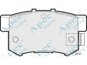 APEC braking PAD859 stabdžių trinkelių rinkinys, diskinis stabdys 
 Techninės priežiūros dalys -> Papildomas remontas
71750931, 06430-S5A-J00, 06430-S6D-000