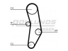 ROULUNDS RUBBER RR1405 paskirstymo diržas 
 Techninės priežiūros dalys -> Papildomas remontas
1302805B00, 1302805B10, 1302805B86
