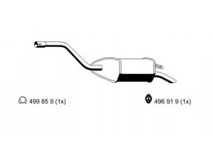 ERNST 344104 galinis duslintuvas 
 Išmetimo sistema -> Duslintuvas
1 117 835, 1 129 754, 1 205 644
