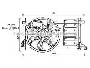 AVA QUALITY COOLING MZ7545 ventiliatorius, radiatoriaus 
 Aušinimo sistema -> Radiatoriaus ventiliatorius
R2AH15025A, R2AH15025B, R2AH15025C