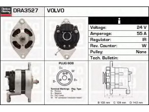 DELCO REMY DRA3527 kintamosios srovės generatorius 
 Elektros įranga -> Kint. sr. generatorius/dalys -> Kintamosios srovės generatorius
1096757, 8156816, 85000714, VOE9003986428