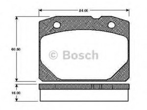 BOSCH 0 986 TB2 063 stabdžių trinkelių rinkinys, diskinis stabdys 
 Techninės priežiūros dalys -> Papildomas remontas
4208932, 2101 3501089, 2101 3501090