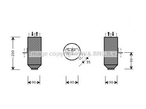 AVA QUALITY COOLING BWD219 džiovintuvas, oro kondicionierius 
 Oro kondicionavimas -> Džiovintuvas
64528372979, 64538368079, 64538372979