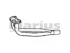 KLARIUS LR125M išleidimo kolektorius 
 Išmetimo sistema -> Išmetimo vamzdžiai