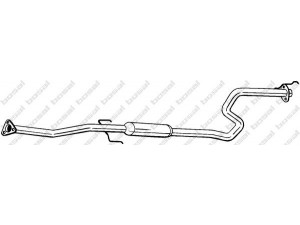 BOSAL 287-123 vidurinis duslintuvas 
 Išmetimo sistema -> Duslintuvas
18220-SR3-A21, 18220-SR3-A22