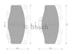 BOSCH 0 986 505 798 stabdžių trinkelių rinkinys, diskinis stabdys 
 Techninės priežiūros dalys -> Papildomas remontas
1V0R3328Z, MN-196M, 04465 35030